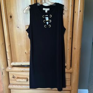 NWT Michael Kors black sleeveless dress. Size M